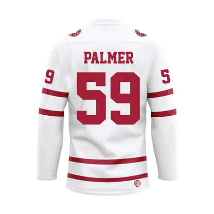 Alabama - Football Alumni : Dale Palmer - White Hockey Jersey