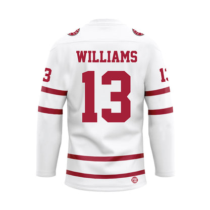 Alabama - Mens Basketball Alumni : Lucky Williams - White Hockey Jersey