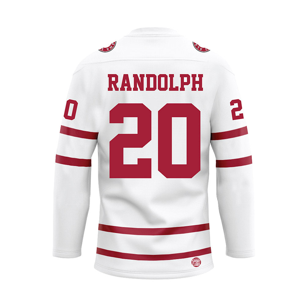 Alabama - Mens Basketball Alumni : Levi Randolph - White Hockey Jersey