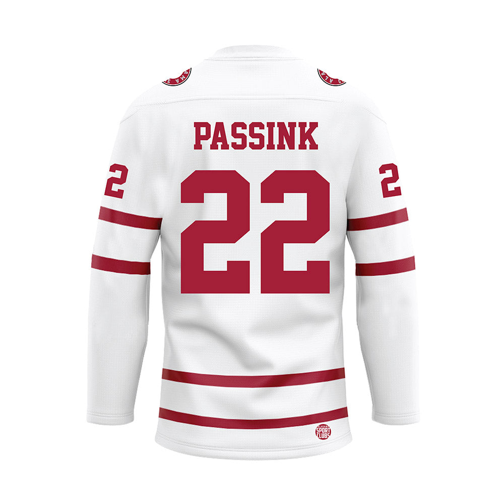 Alabama - Mens Basketball Alumni : Bryan Passink - White Hockey Jersey