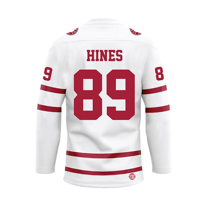 Alabama - Football Alumni : Ed Hines - White Hockey Jersey