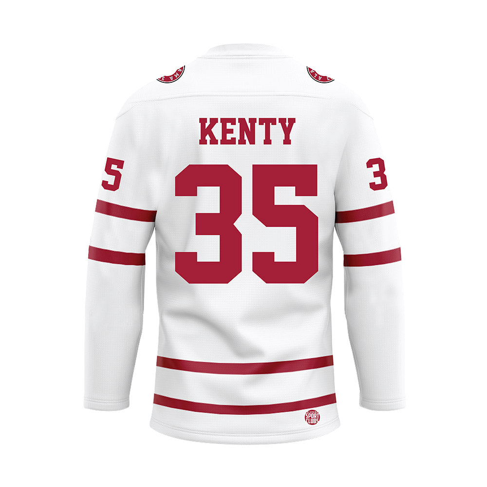 Alabama - NCAA Baseball : Jansen Kenty - White Hockey Jersey