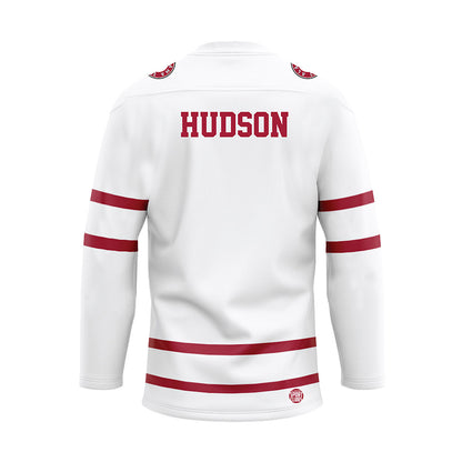 Alabama - NCAA Women's Gymnastics : Lilly Hudson - White Hockey Jersey