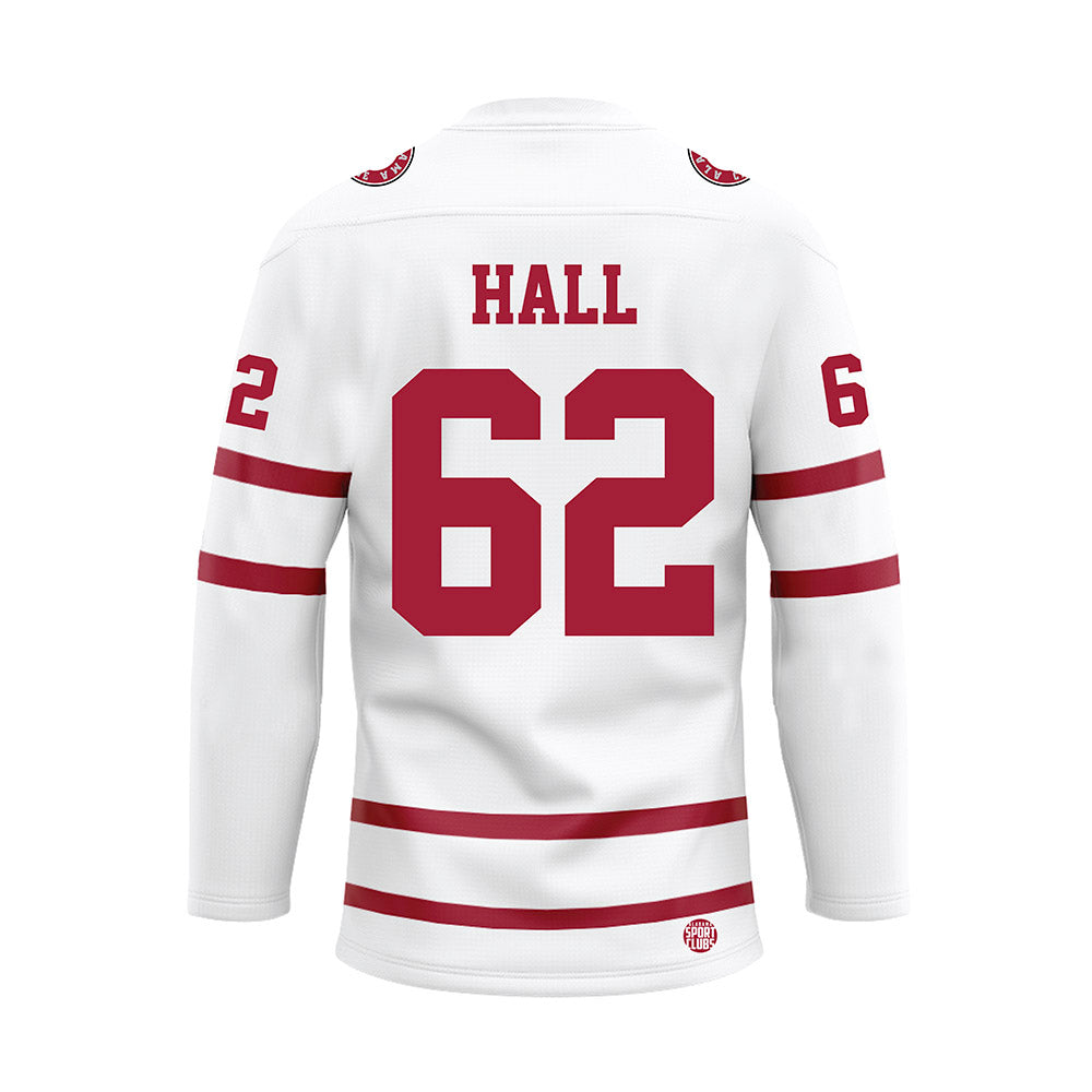 Alabama - Football Alumni : Randy Hall - White Hockey Jersey