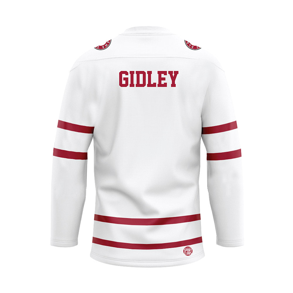 Alabama - NCAA Women's Rowing : Karis Gidley - White Hockey Jersey