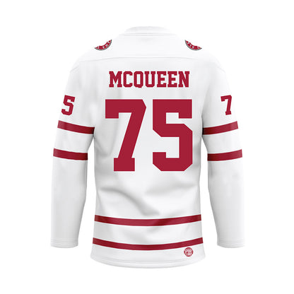 Alabama - Football Alumni : Mike McQueen - White Hockey Jersey