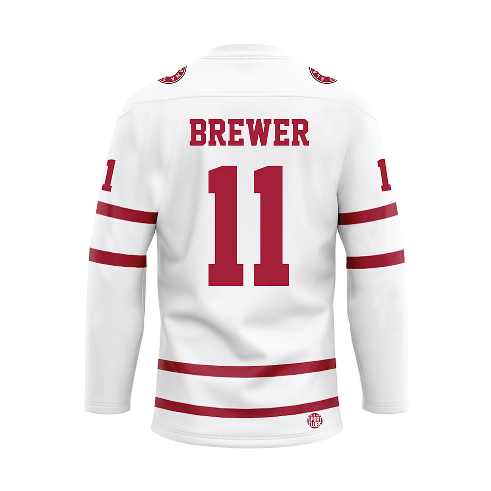 Alabama - NCAA Women's Soccer : Cali Brewer - White Hockey Jersey