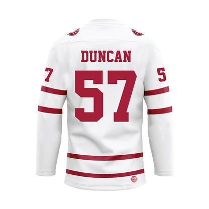 Alabama - Football Alumni : Conley Duncan - White Hockey Jersey