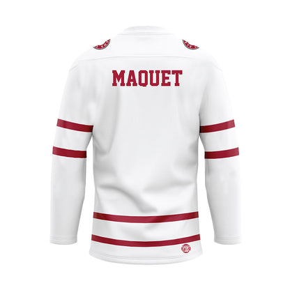 Alabama - NCAA Women's Tennis : Margaux Maquet - White Hockey Jersey