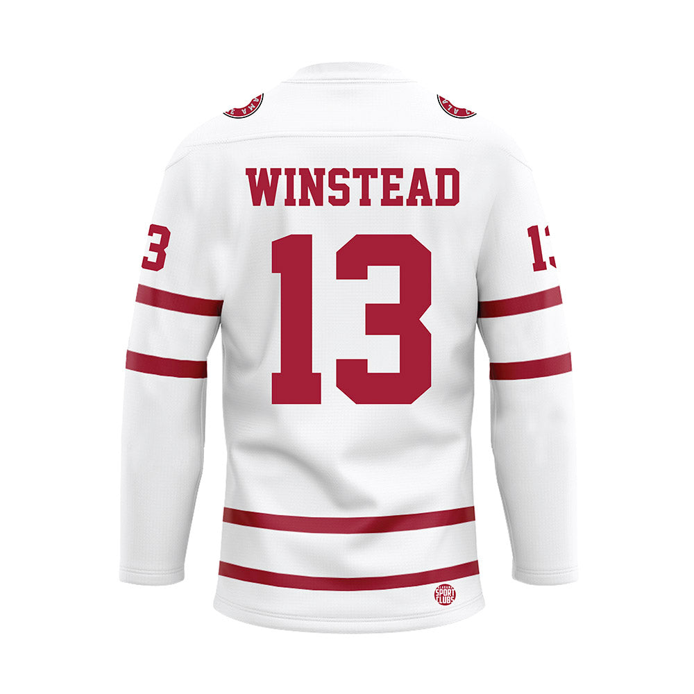 Alabama - NCAA Softball : Emily Winstead - White Hockey Jersey