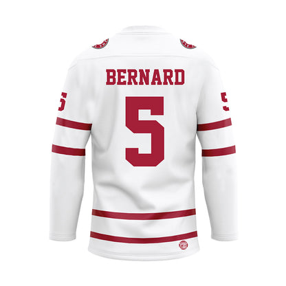 Alabama - NCAA Football : Germie Bernard - White Hockey Jersey-1