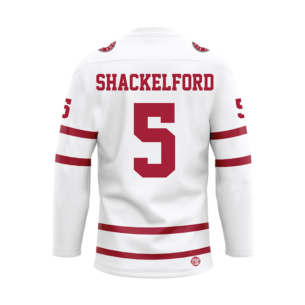 Alabama - Mens Basketball Alumni : Jaden Shackelford - White Hockey Jersey