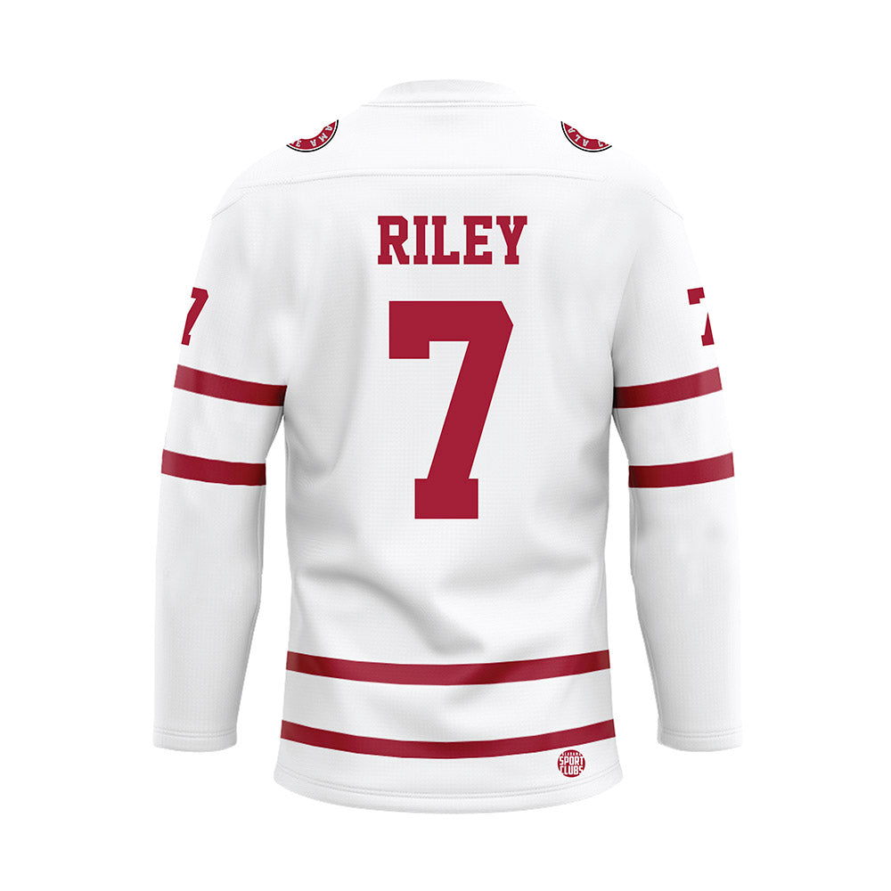 Alabama - NCAA Softball : Catelyn Riley - White Hockey Jersey