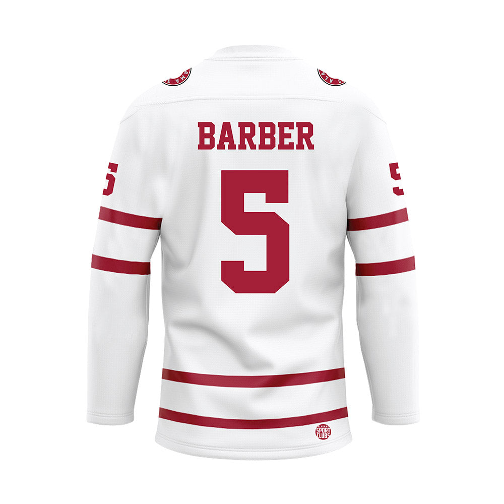 Alabama - Women's Basketball Alumni : Hannah Barber - White Hockey Jersey