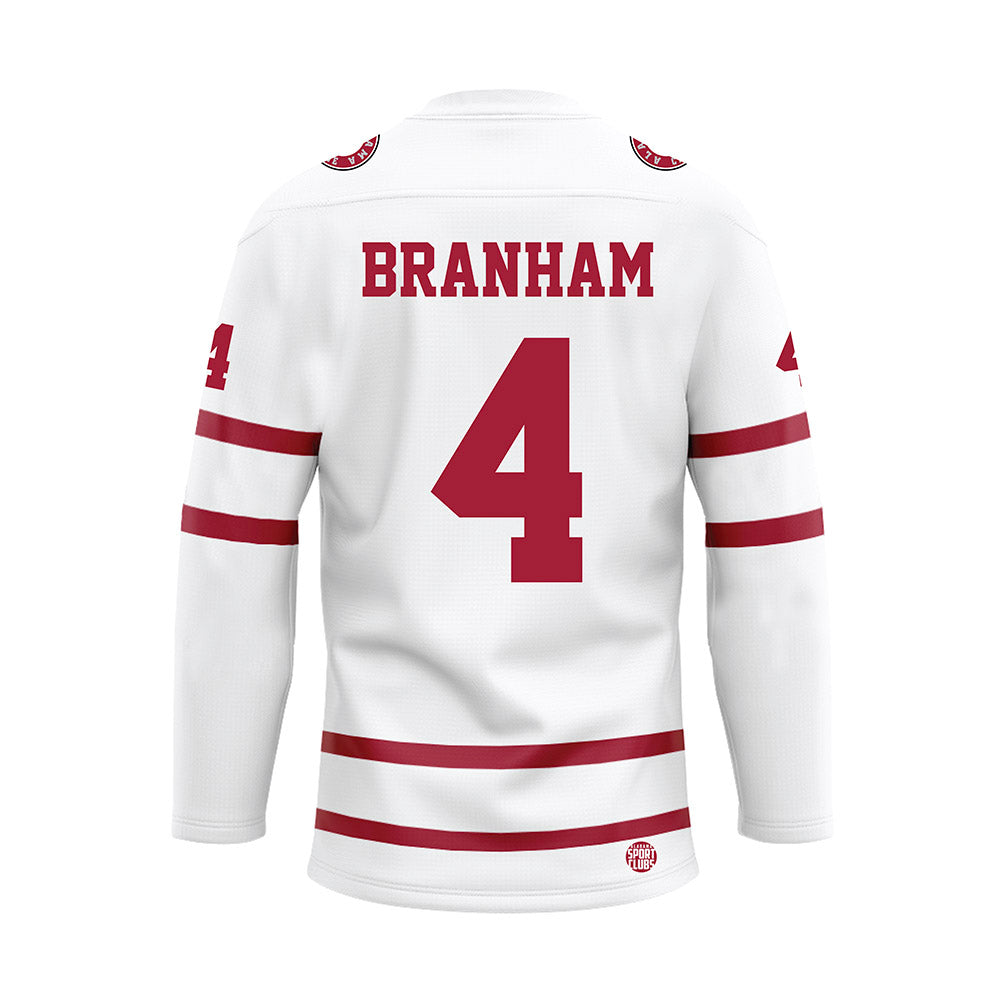 Alabama - Softball Alumni : Jackey Branham - White Hockey Jersey