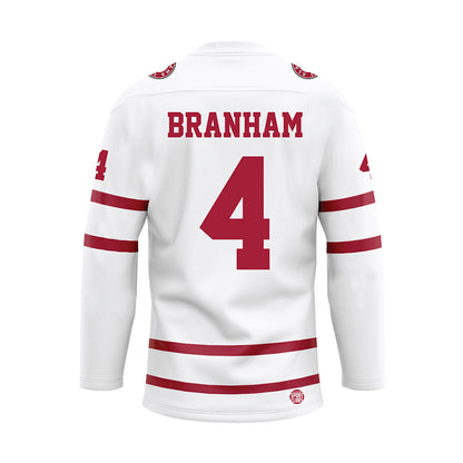 Alabama - Softball Alumni : Jackey Branham - White Hockey Jersey