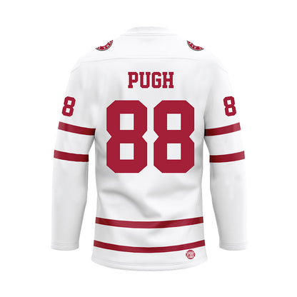 Alabama - Football Alumni : George Pugh - White Hockey Jersey