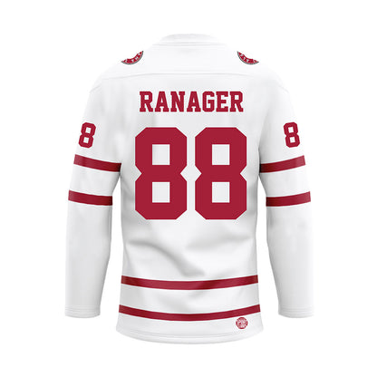 Alabama - Football Alumni : George Ranager - White Hockey Jersey