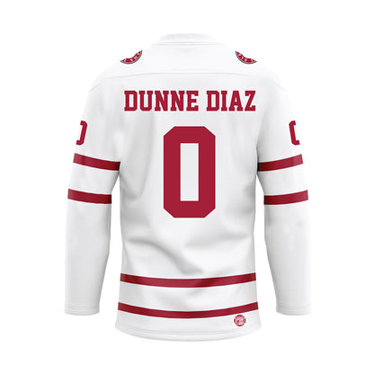 Alabama - Softball Alumni : Kelsi Dunne Diaz - White Hockey Jersey