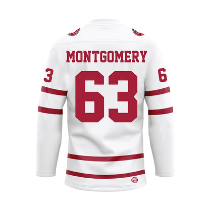 Alabama - Football Alumni : Greg Montgomery - White Hockey Jersey