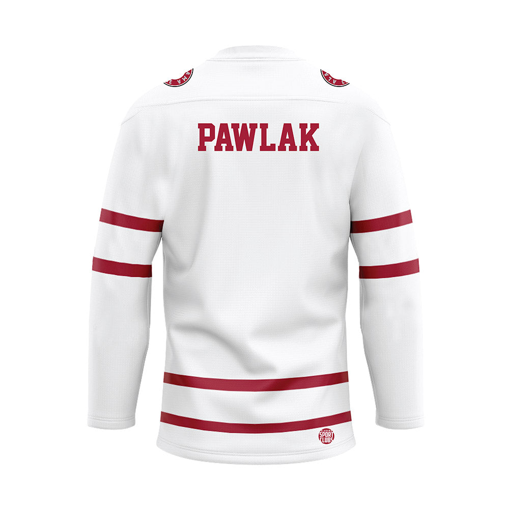 Alabama - NCAA Women's Gymnastics : Natalia Pawlak - White Hockey Jersey