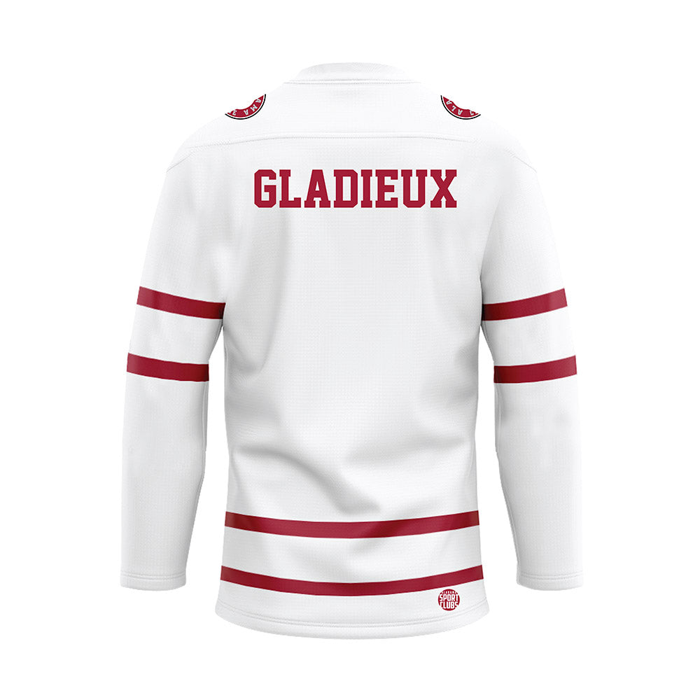 Alabama - NCAA Women's Gymnastics : Gabby Gladieux - White Hockey Jersey