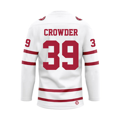 Alabama - Football Alumni : Paden Crowder - White Hockey Jersey