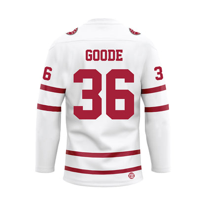 Alabama - Football Alumni : Chris Goode - White Hockey Jersey