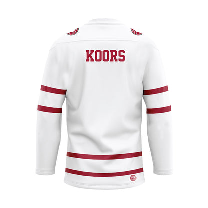 Alabama - NCAA Women's Rowing : Ella Koors - White Hockey Jersey