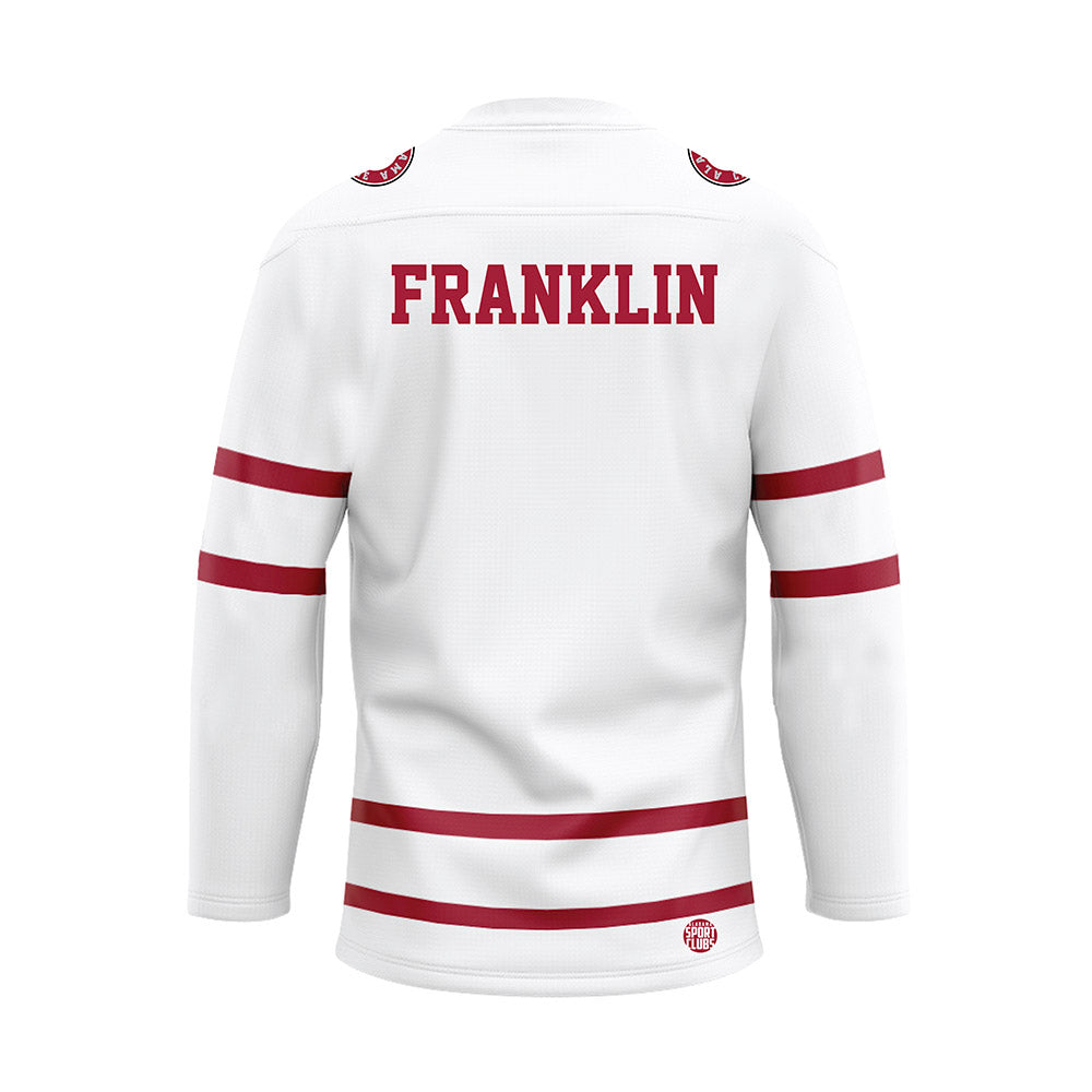 Alabama - NCAA Women's Rowing : Julianna Franklin - White Hockey Jersey