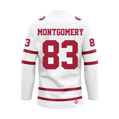 Alabama - Football Alumni : Robert Montgomery - White Hockey Jersey