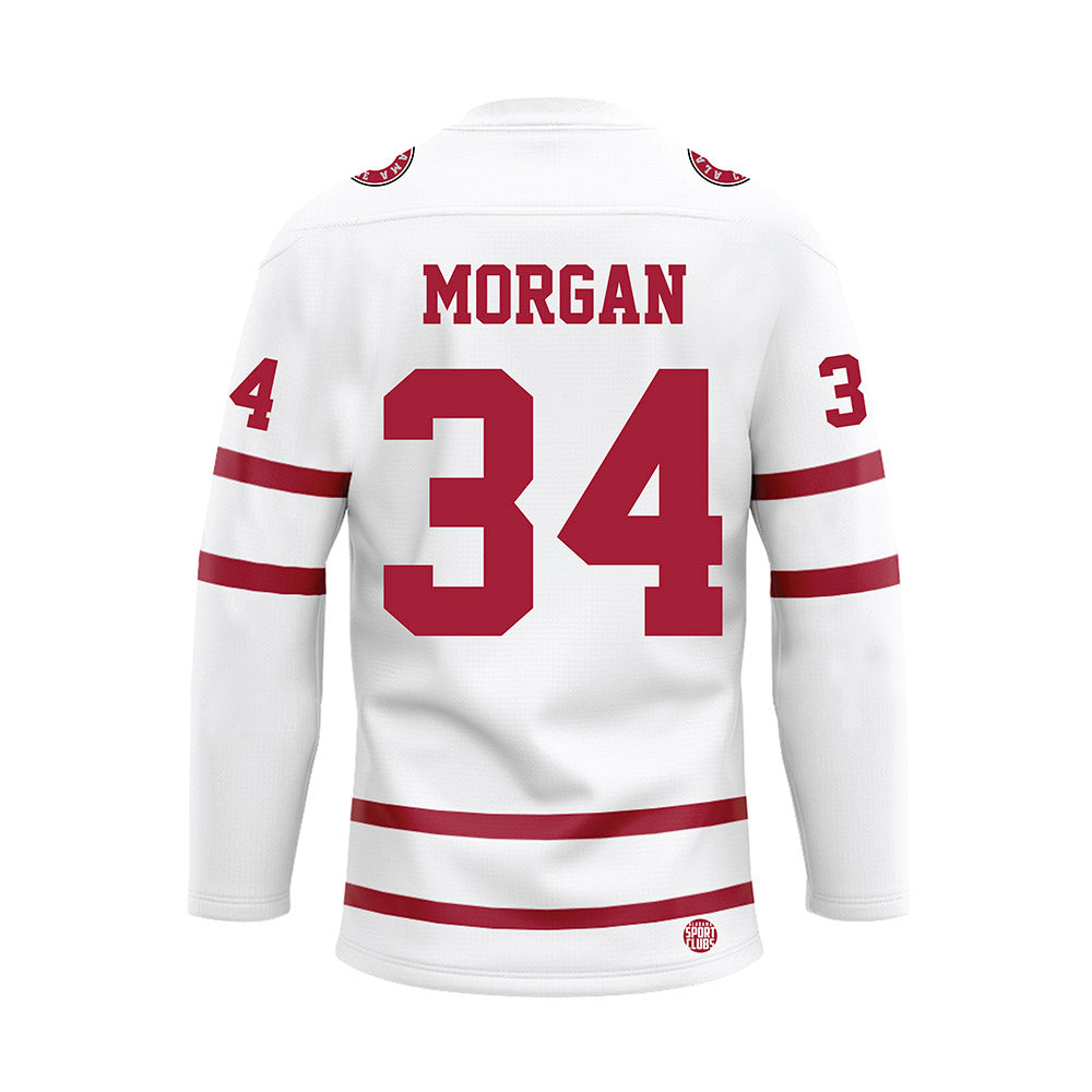 Alabama - Softball Alumni : Charlotte Morgan - White Hockey Jersey