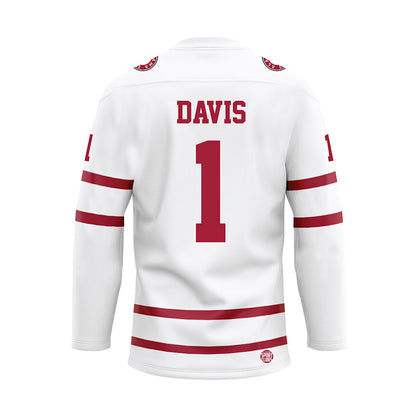 Alabama - Men's Basketball Alumni : Charles Davis - White Hockey Jersey