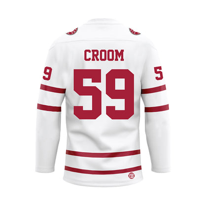 Alabama - Football Alumni : Sylvester Croom - White Hockey Jersey