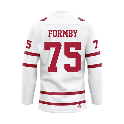 Alabama - NCAA Football : Wilkin Formby - White Hockey Jersey