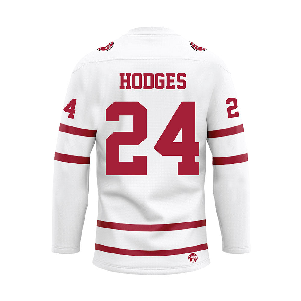 Alabama - NCAA Softball : Braya Hodges - White Hockey Jersey