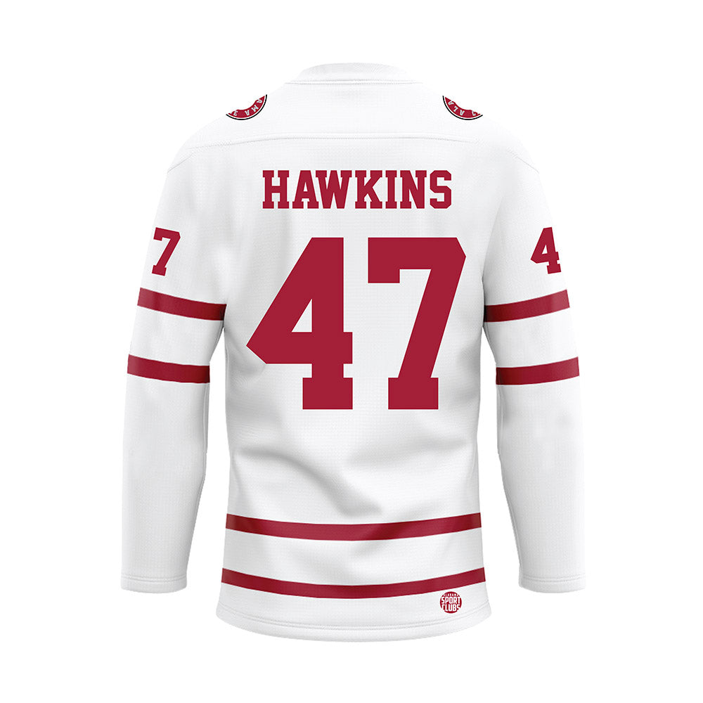 Alabama - NCAA Softball : Salen Hawkins - White Hockey Jersey