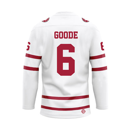 Alabama - Football Alumni : Demetrius Goode - White Hockey Jersey