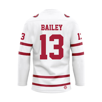 Alabama - Football Alumni : Kecalf Bailey - White Hockey Jersey