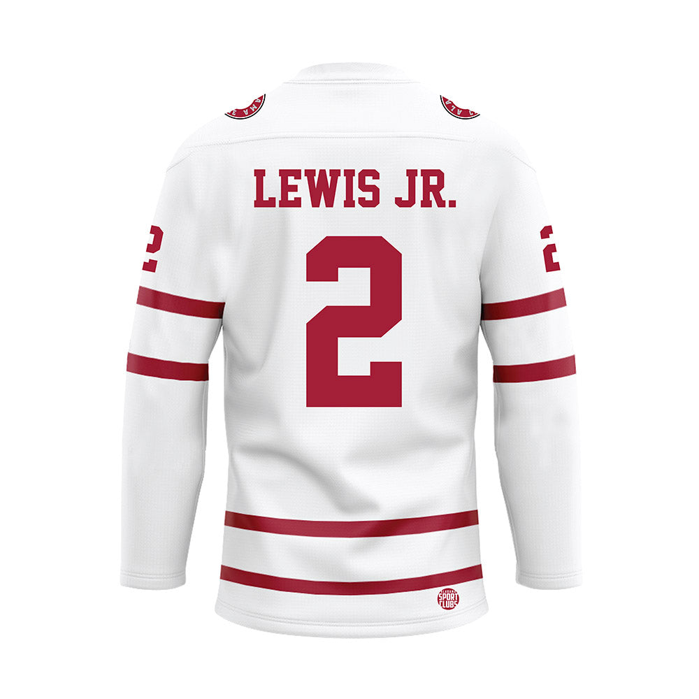 Alabama - Mens Basketball Alumni : Kira Lewis Jr. - White Hockey Jersey