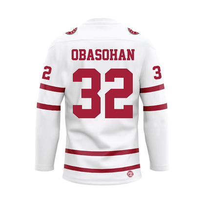 Alabama - Mens Basketball Alumni : Retin Obasohan - White Hockey Jersey