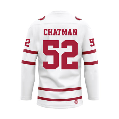 Alabama - NCAA Football : Braylon Chatman - White Hockey Jersey-1