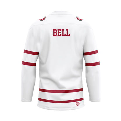 Alabama - NCAA Men's Swimming & Diving : Drayden Bell - White Hockey Jersey-1