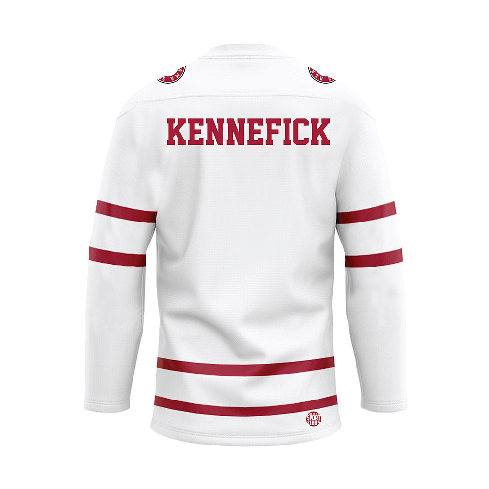 Alabama - NCAA Women's Rowing : Kathryn Kennefick - White Hockey Jersey