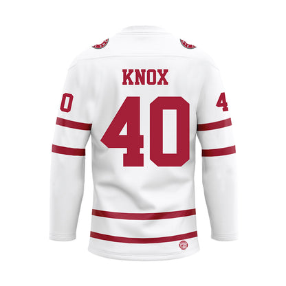 Alabama - Mens Basketball Alumni : Justin Knox - White Hockey Jersey