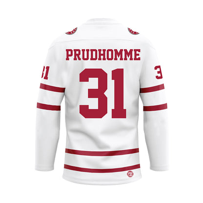 Alabama - Football Alumni : Mark Prudhomme - White Hockey Jersey