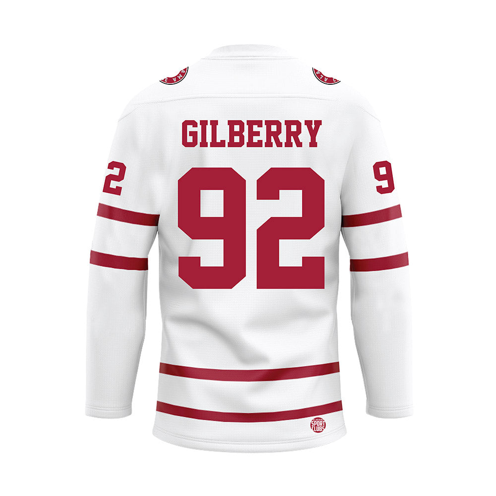 Alabama - Football Alumni : Wallace Gilberry - White Hockey Jersey