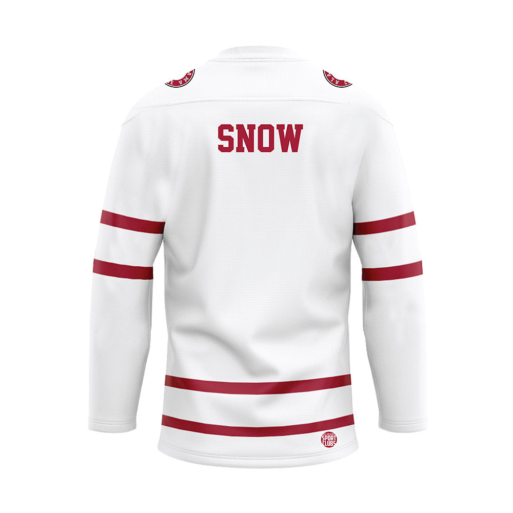 Alabama - NCAA Women's Rowing : Savannah Snow - White Hockey Jersey