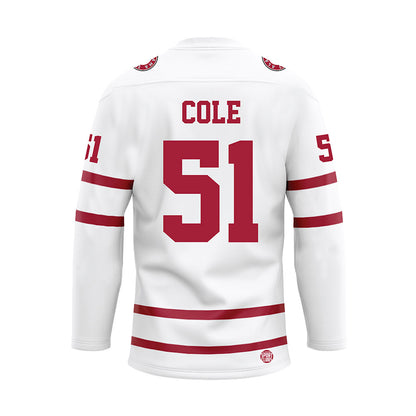 Alabama - Football Alumni : Tommy Cole - White Hockey Jersey