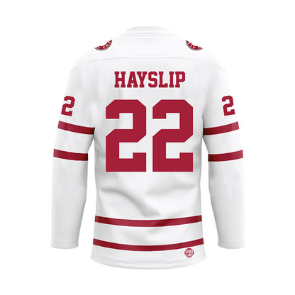 Alabama - NCAA Baseball : Camden Hayslip - White Hockey Jersey